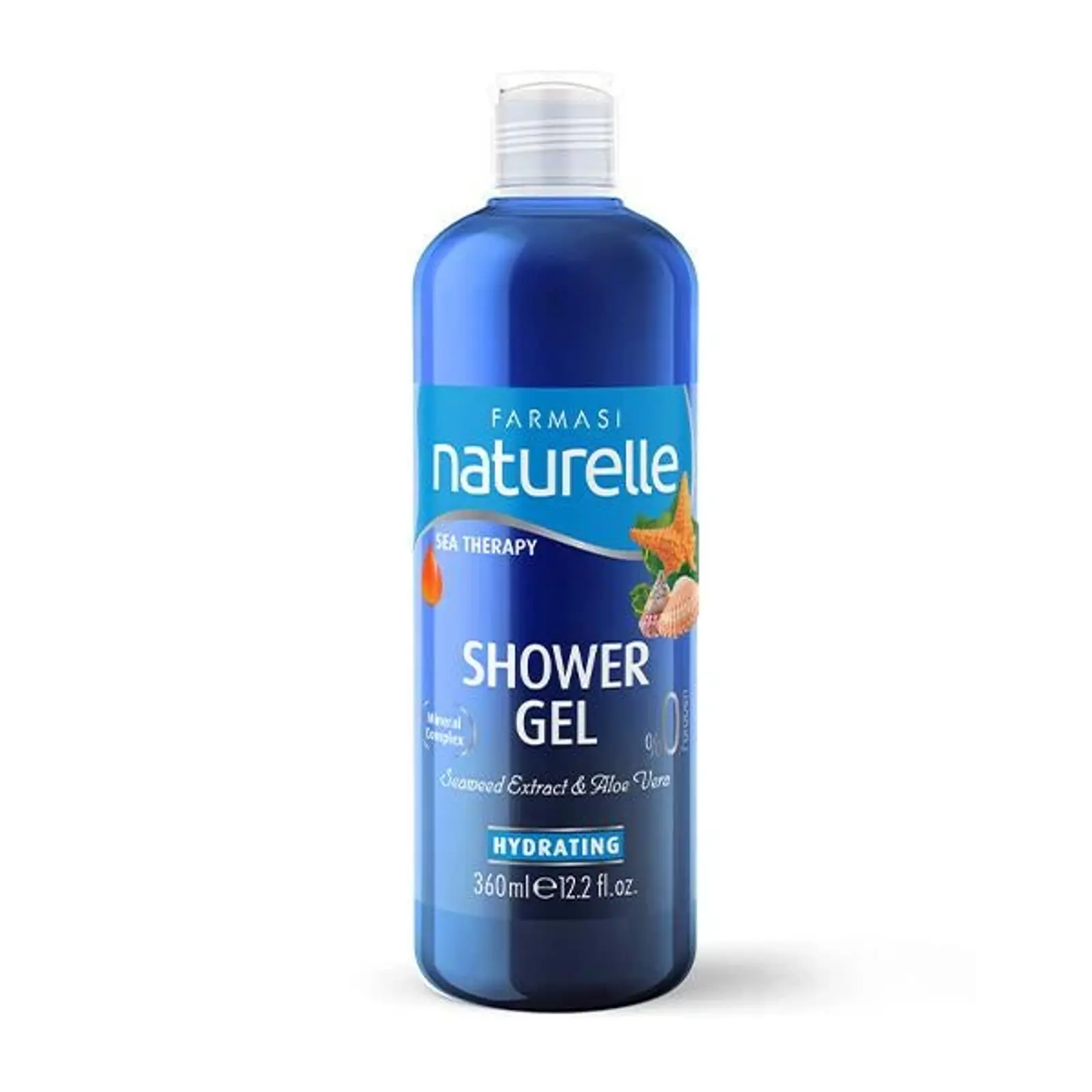 1000584_400.webp Naturelle Sea Therapy Yosun & Aloe Vera Nemlendirici Duş Jeli 360 ml - Görsel 1