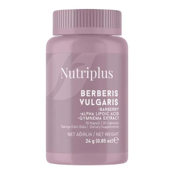 1001678_400.webp Nutriplus Berberis Vulgaris (Karamuk) Ekstresi 30 Kapsül - Görsel 1
