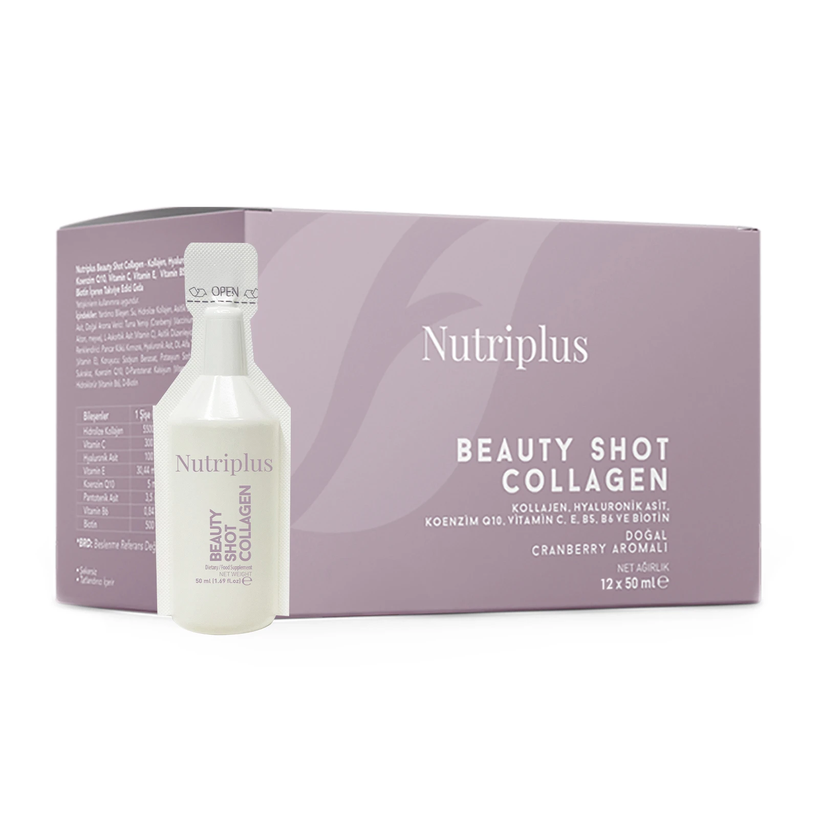1001940_400.webp Nutriplus Beauty Shot Collagen 12’li Flakon - Görsel 1